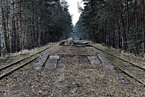 Militärfeldbahn Świnoujście Przytor: Umladerampe Regel-Schmalspur