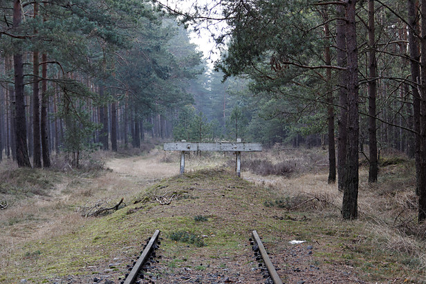 Militärfeldbahn Świnoujście Przytor (Regelspur): Prellbock