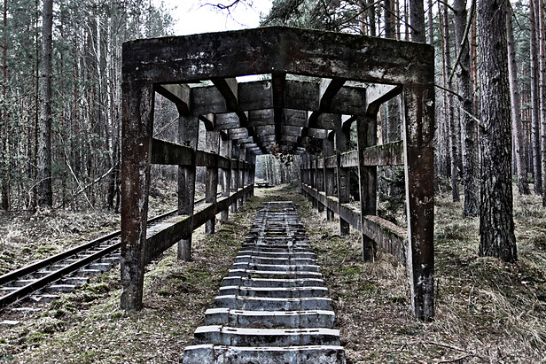 Militärfeldbahn Świnoujście Przytor (km 1,3): Unterstand