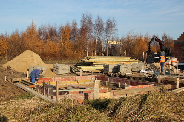 Bauarbeiten Trzesacz - Pogorzelica 2011